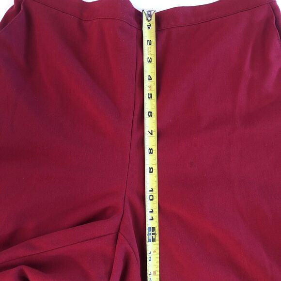 Alfred Dunner Womens Size 14 Red Pants Pockets - Picture 6 of 13